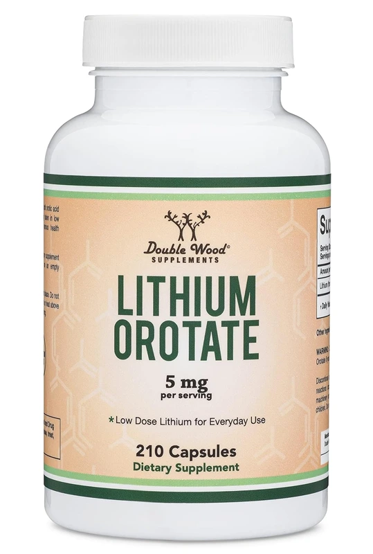 Lithium Orotate 5mg - 210 Capsules Lithium Orotate 5mg - 210 Capsules